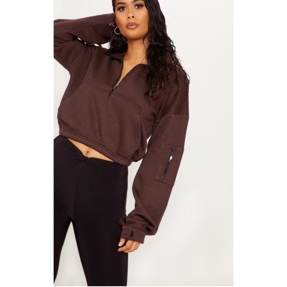 Chocolate Oversized Sweater - Picture 3 of 5